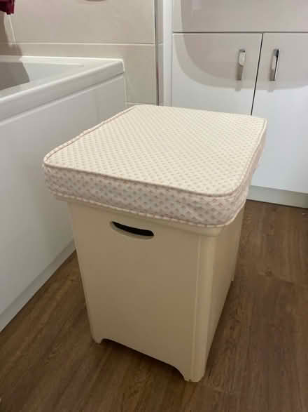 Photo of free Wooden storage box with cushion lid (Cockermouth CA13) #1