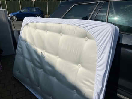 Photo of free Double Bed, Headboard, Mattress (SG5 Ickleford) #2