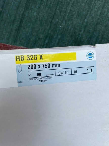 Photo of free Large sanding belt sandpaper loops (SE19) #2