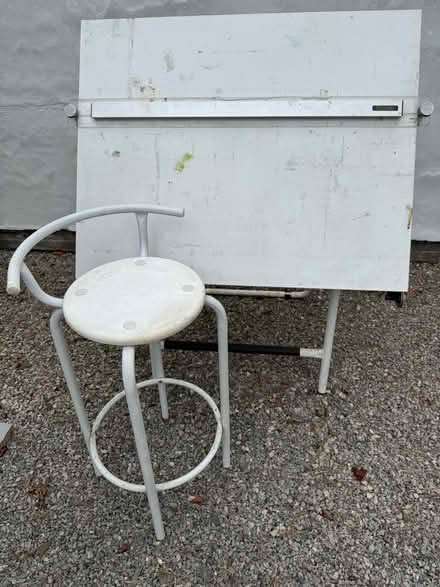 Photo of free Drawing Board & Stool. (Llanfair Talhaiarn LL22) #1