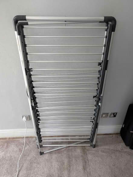 Photo of free Heated drying rack (slightly broken) (Askew Road W12) #1