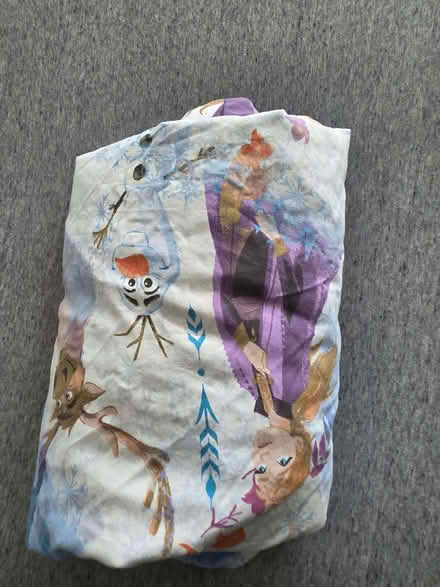Photo of free Frozen themed single fitted sheet (Chingford Mount E4) #3