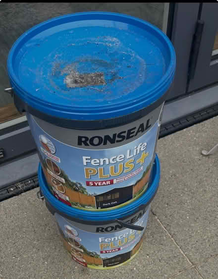 Photo of free Ronseal dark oak fence & shed pnt (Woking GU22) #1
