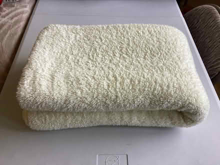 Photo of free Large fluffy towel/ throw (Bearwood BH11) #1