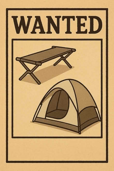 Photo of Camping Bed, Tent (Milford, Surrey) #1