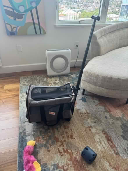 Photo of free Rolling dog carrier (Belltown) #2