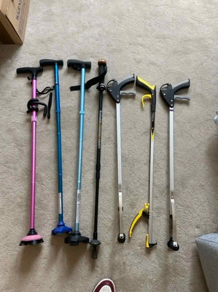 Photo of free Walking sticks and grabbers (Cockermouth CA13) #1