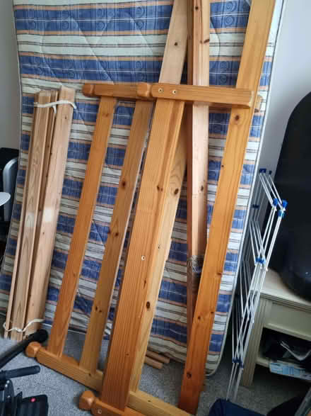 Photo of free Wood from double bed frame (Knighton LD7) #1