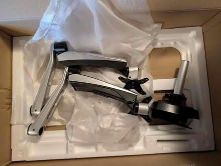 Photo of free Varidesk Dual-Monitor Arm (Seminary Valley) #1