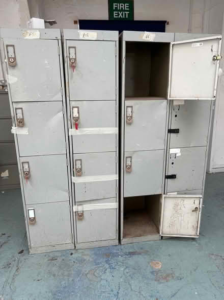 Photo of free 4 x metal locker towers (Oulton Broad NR32) #1