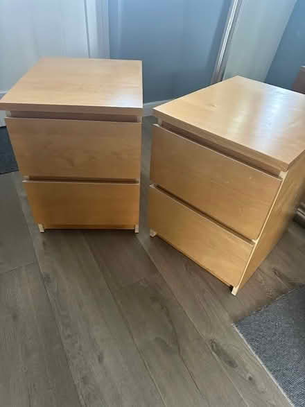 Photo of free IKEA Malm chest of two drawers x 2 (North Kingston KT2) #2