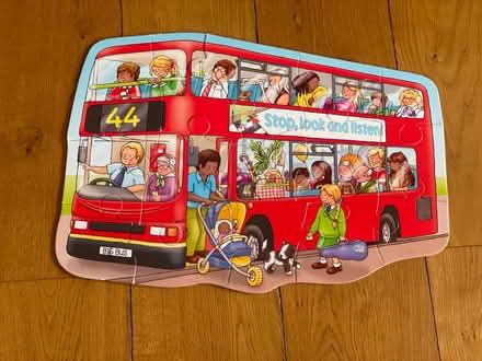 Photo of free Red Bus Jigsaw Puzzle(ages 2-5) (Bowbridge) #1