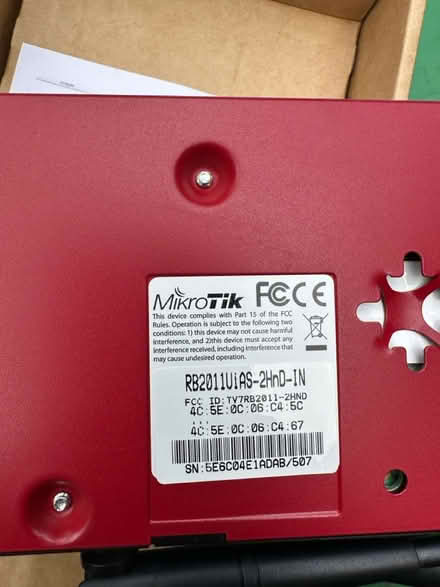 Photo of free Router Mikrotik gigabit Ethernet (Chorlton, Manchester M21) #2