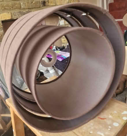 Photo of free Brown lamp shade (SE19) #2