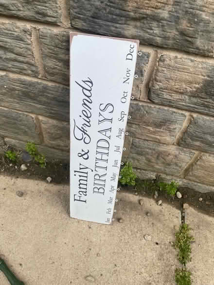 Photo of free Birthday reminder for the wall (Jennyfield HG1) #1