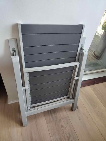 Photo of free Metal folding garden chair (West Hampstead NW3) #2