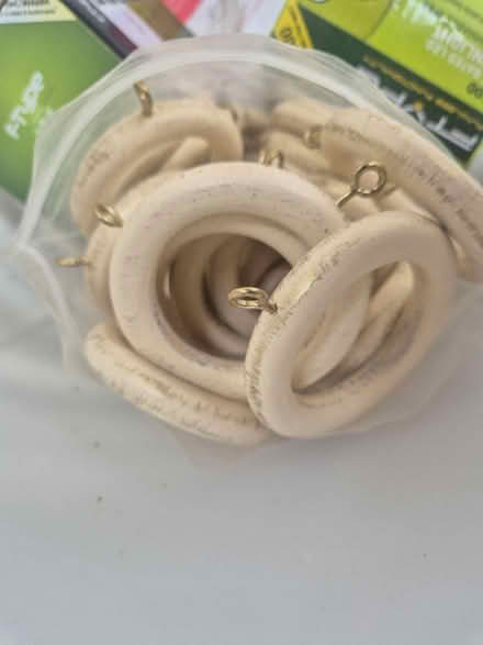 Photo of free Curtains pole rings (Dursley area) #1