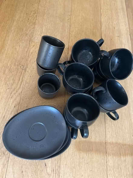 Photo of free 11 coffee, 3 latte cups, 4 saucers (Near Kew Gardens, Richmond) #1