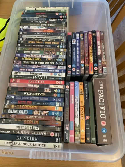 Photo of free DVDs - majority about military (Westbury) #1