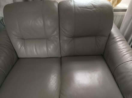 Photo of free Two seater leather sofa (Saint George's CO1) #1