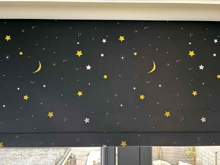Photo of free Stars & moon roller blind (Harpenden) #1