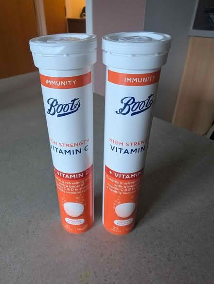 Photo of free Vitamin C and D tablets (Chesser EH14) #1