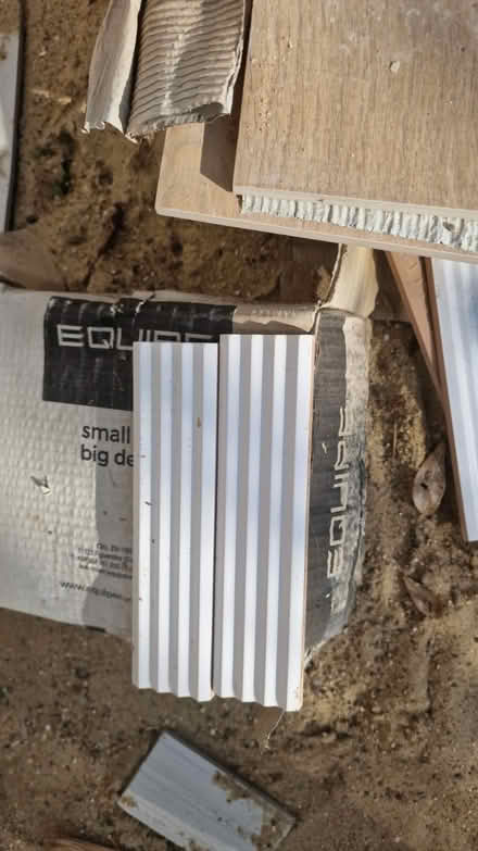 Photo of free Fluted white wall tiles (Epsom KT17) #1