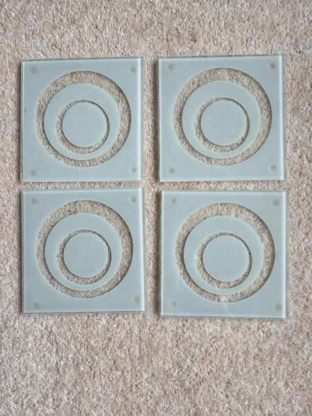 Photo of free Set of 4 glass coasters (Kendal LA9) #1