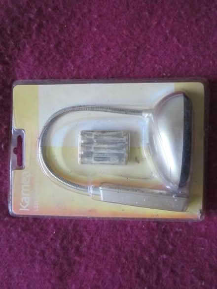 Photo of free Small Protable Battery Desk light - silver (Canonbury N1) #1