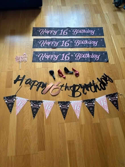 Photo of free 16th Birthday Banners (KT19) #1