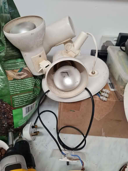 Photo of free 2 white lights (Lostock Hall PR5) #1