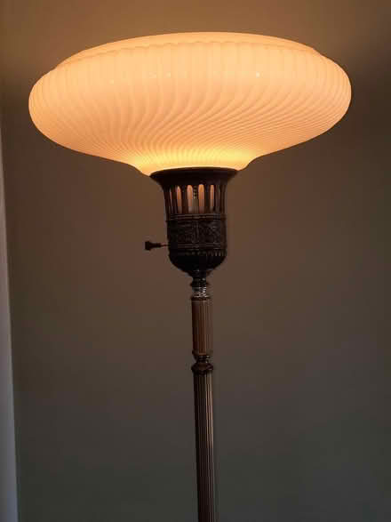 Photo of free Antique Torchiere Floor Lamp (south San Carlos) #3