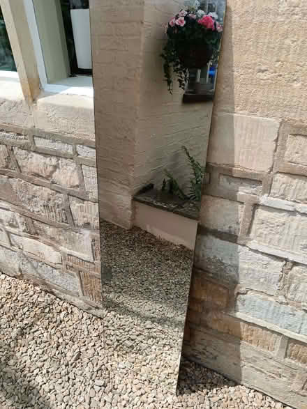 Photo of free large Mirror piece 37 x 141cm (Ebley GL5) #1