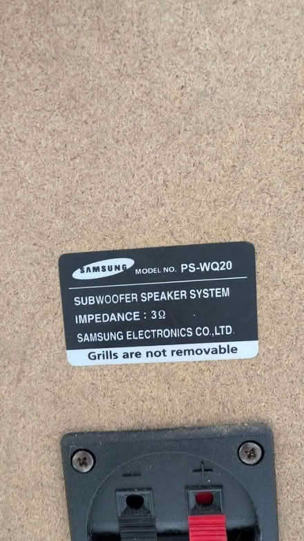 Photo of free Subwoofer and speaker (IG110BS IG110BS) #2