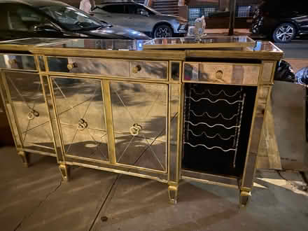 Photo of free CURB mirrored rolling bar cabinet (Upper West Side 10023) #1