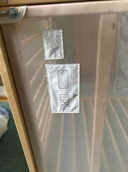 Photo of free IKEA baby cot (no mattress) (EH14 Juniper Green) #1