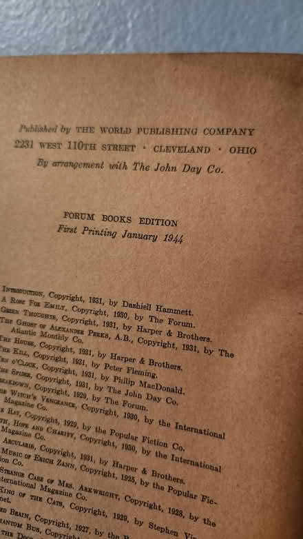 Photo of free Vintage book 1944 (Prospect park south) #3