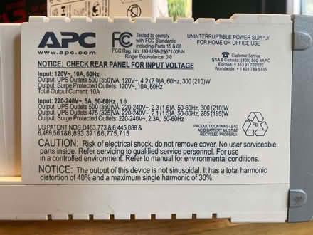 Photo of free UPS unit (Summertown OX2) #4