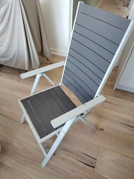 Photo of free Metal folding garden chair (West Hampstead NW3) #1