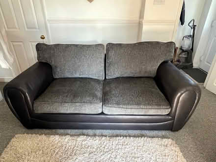 Photo of free 3 seater grey sofa (Witherslack LA11) #1
