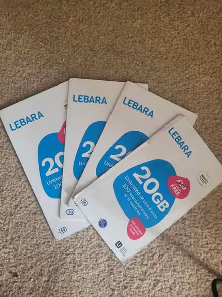 Photo of free Chips lebara (Harpenden batfor) #1
