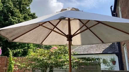 Photo of free Small parasol with base (Westbury BA13) #2