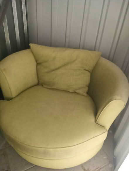 Photo of free Arm chair and swivel sofa (B24) #4