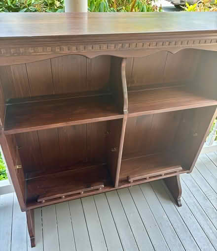 Photo of free Wood hutch/bookcase/bar (Andover) #1