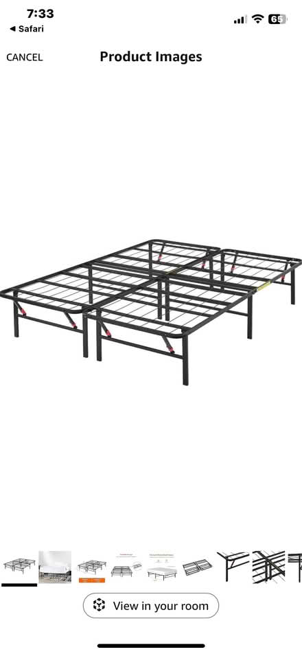 Photo of Metal Platform Bed frame (New York) #1