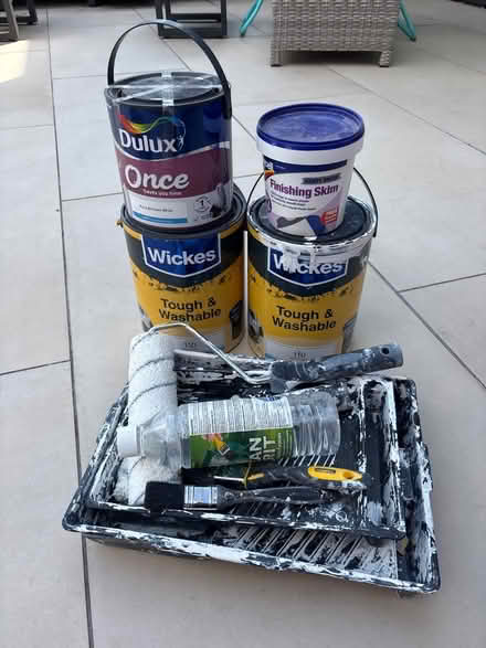 Photo of free White Paint Kit (Harpenden) #1