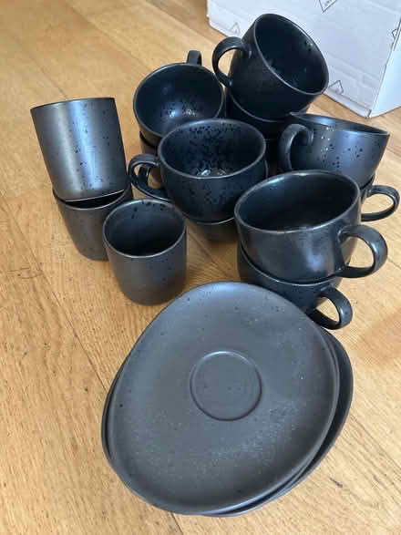 Photo of free 11 coffee, 3 latte cups, 4 saucers (Near Kew Gardens, Richmond) #2