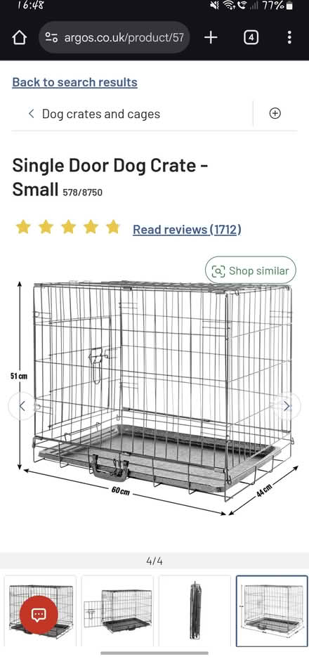 Photo of free Small dog crate (Mitcham) #4