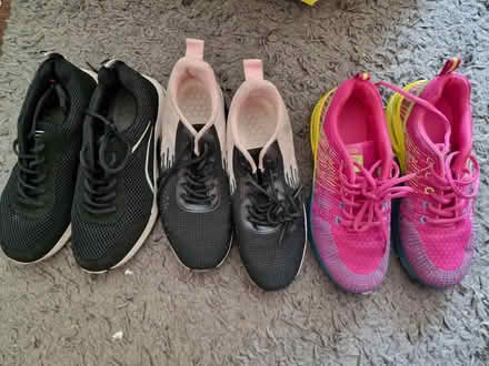 Photo of free 3 pairs of size 5 trainers (Upper Norwood, SE19) #1