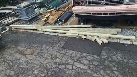 Photo of free Gutter parts, almond color (Belle Terre) #1